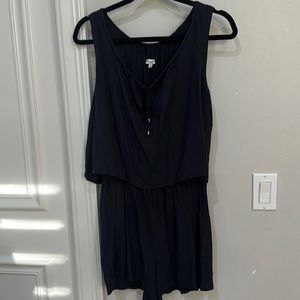 Splendid Chambray Black Romper